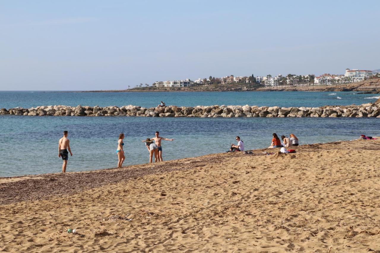 Cyking 2 Bed Apartment With Pool & 10 Min To Beach Paphos Ngoại thất bức ảnh