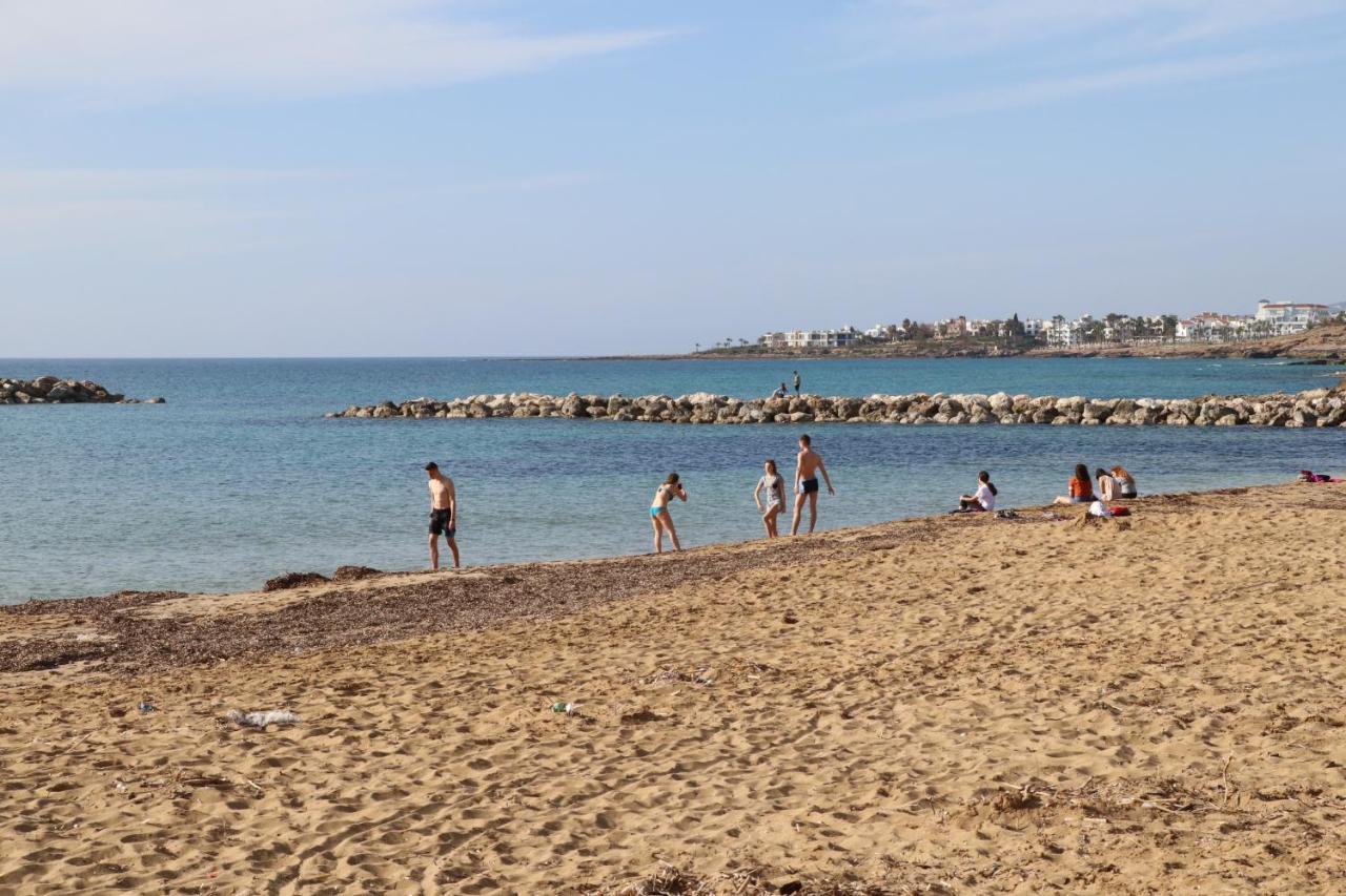 Cyking 2 Bed Apartment With Pool & 10 Min To Beach Paphos Ngoại thất bức ảnh